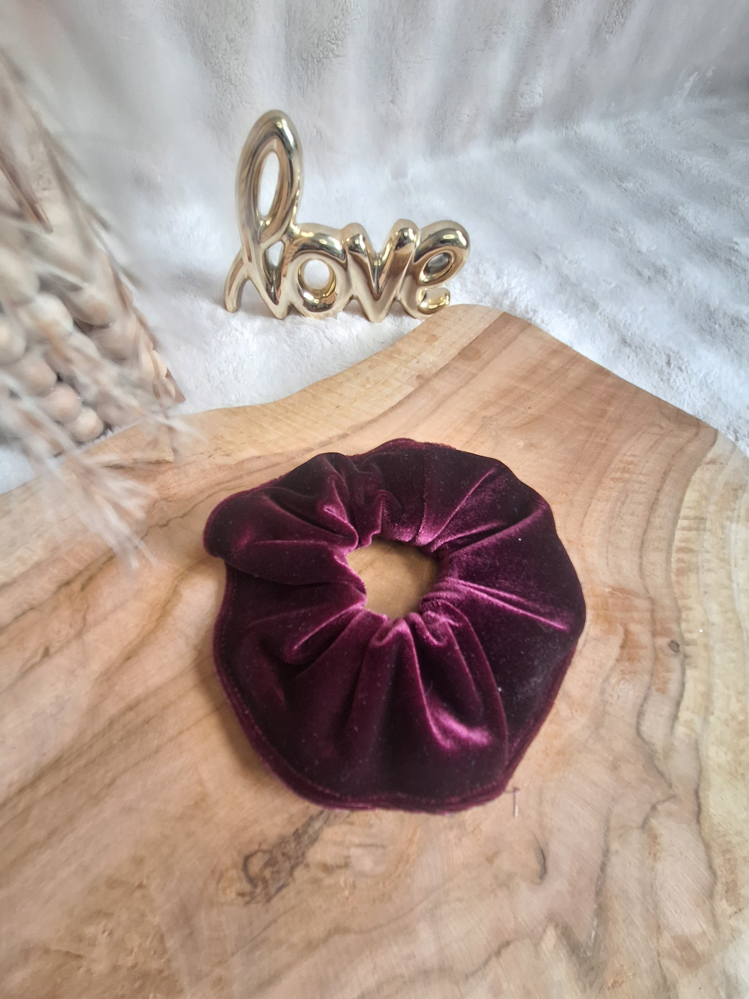 Chouchou " Velours de nuit "