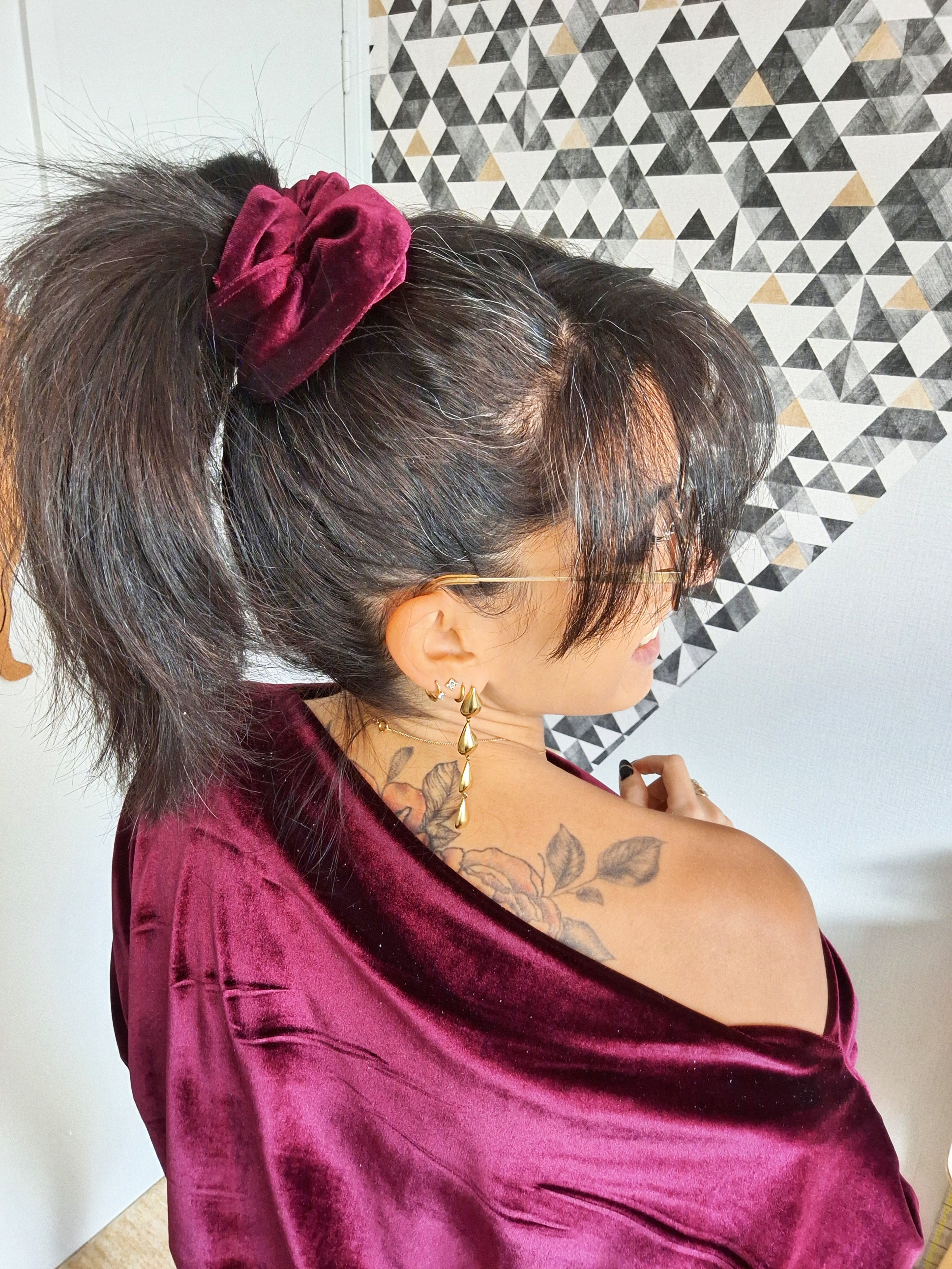 Chouchou " Velours de nuit "
